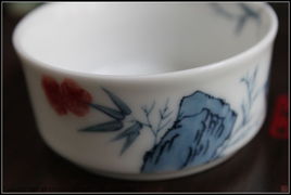 窑变手绘竹杯 茶道艺术中的精品茶具